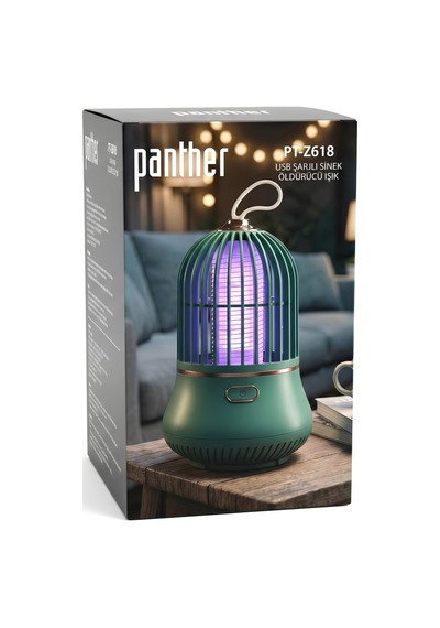 Panther Pt-z618 Uv Led Sinek Öldürücü Işık Type-c Usb Çok Renkli