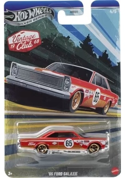 Hot Wheels Silver Series Vintage Club 5'li Set Hrt81-979j Çok Renkli