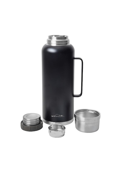 NURGAZ Campout Çift Katmanlı Termos 2600 ml Siyah (NG 166)