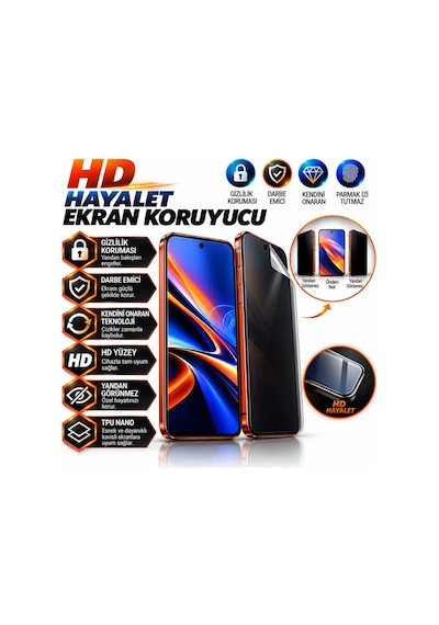 İnfinix Note 30 Uyumlu Şeffaf Hd Hayalet Nano Kırılmaz Ekran Koruyucu Darbe Emici Ultra Plus