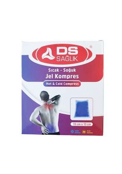 Ds Sağlık Sıcak-soğuk Jel Kompres Kılıflı 13x13