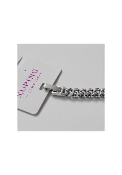 Xuping Vıp Kaliteli Antialerjik Üç Labirent Motifli Gurmet Zincirli Zirkon Taşlı Silver Bileklik Silver Xuping Vıp Kaliteli Antialerjik Üç Labirent Motifli Gurmet Zincirli Zirkon Taşlı Silver Bileklik Silver