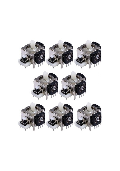 8 Adet Xbox 360 Analog Motor Joystick Xbox 360 Kol Tamiri İçin Yedek Parça