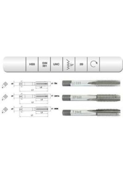 Evar Hss Dın 351 3lü El Klz Unc 9/16"x12 2