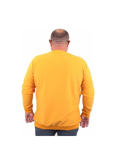 Starbattal Büyük Beden Selanik V Yaka Classic Sweat 23201 Hardal-Hardal