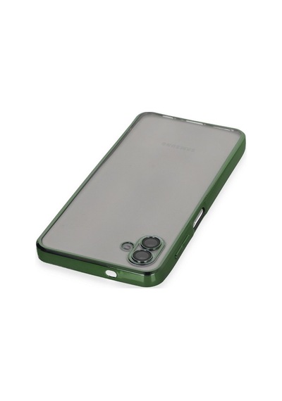 Samsung Galaxy Uyumlu A04 Kılıf Razer Lensli Silikon - Yeşil Bz8683140483227