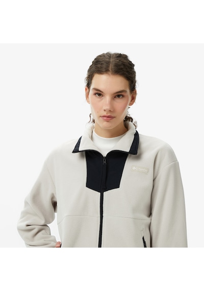 Columbia Sequoia Grove Full Zip Fleece Kadın Krem Outdoor Sweatshirt Al0684 Krem