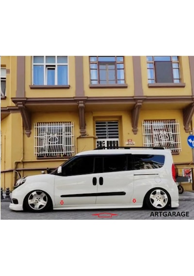 Fiat Doblo 3-4 Maxi Uzun Şase Marşpiyel Tk.-fiberglass-boyasız