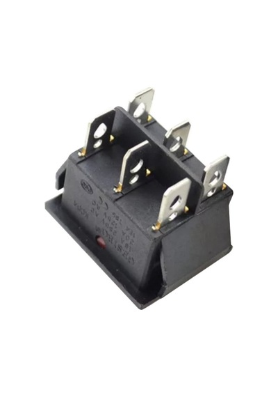 Tekli Soba Anahtarı 6 Pin Geniş Işıklı On-off Ic-105