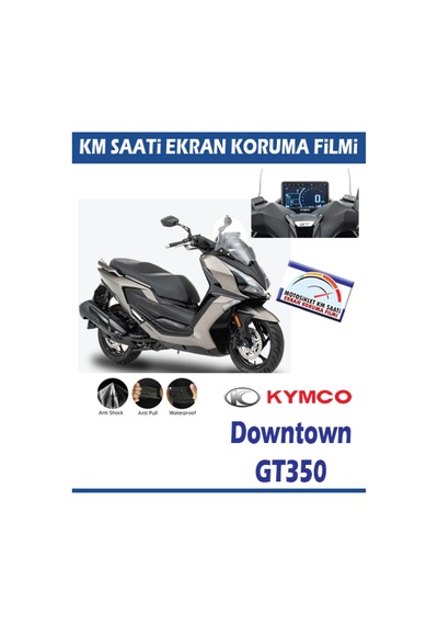 Kymco Downtown Gt350 Km Saati Ekran Koruma Filmi