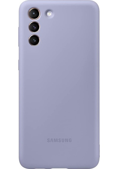 Galaxy S21 Plus İle Uyumlu Silikon Kılıf Mor Ef-pg996tvegww