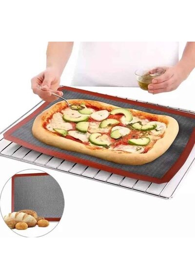 Epinox Profesyonel Silikon Delikli Pişirme & Hamur Açma Matı 40x60cm Sdm-64 Siyah