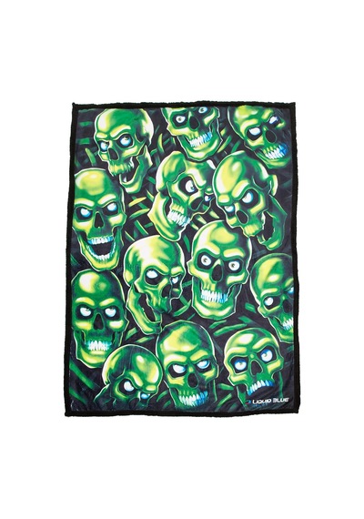 Erkek Fantastik Kafatası Tüy Klasik Mercan Polar Battaniye, Çoklu, 127 Cm X 152 Cm, Çoklu, 50" X 60" Çok Renkli