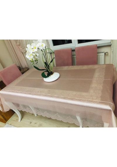 Madame Clean Dertsiz Leke Tutmaz Masa Örtüsü 3Farklı Renk 160X220 (439521070)