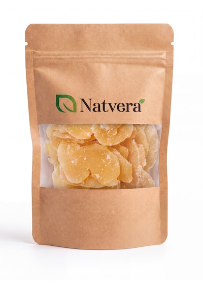Natvera Zencefil Kurusu 500 G Dilimlenmiş Kilitli Kraft Paket 500  G