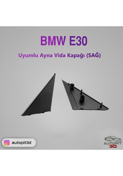 Bmw E30 Uyumlu İç Ayna Kapağı Sağ Taraf