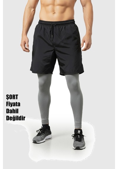 Rizzup Unisex Gri Dar Kesim Termal Performans Taytı Soğuk Havalar & Spor Kullanımı 2607073
