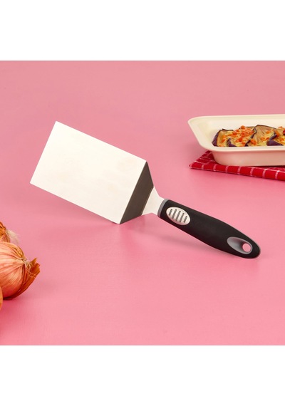 Kitchen Servis Spatulası - Siyah - 28 Cm Çok Renkli