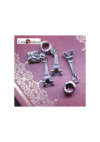 Eyfel Kulesi Temalı Charm Gümüş Gümüş