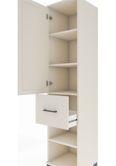 Hyperion Dolap 4 Raflı Tek Çekmeceli Tek Kapaklı 44x44x195 Aytaşı-aytaşı Aytası Hyperion Dolap 4 Raflı Tek Çekmeceli Tek Kapaklı 44x44x195 Aytaşı-aytaşı Aytası