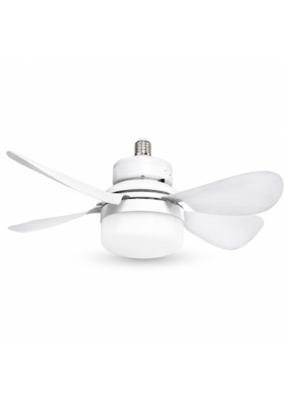 Kes473 Kumandalı Tavan Vantilatörü 3 Renk Fanlı Led E27 Duy 6 Kanatlı 52cm