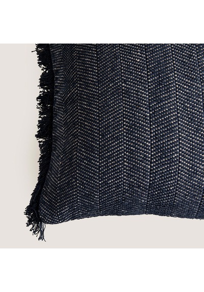 Clae Dekoratif Yastık Natural/marin Mavi