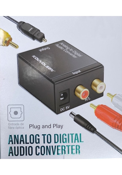 Analog To Dijital Audio Converter Analog Sesten S/pdıf Dijitale Dönüştürücü