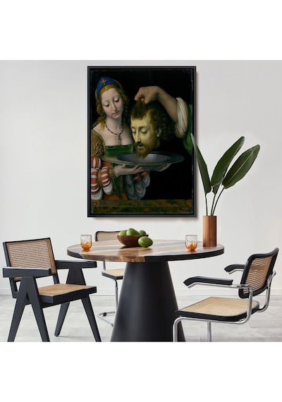 Miyrem^ Canvas Serie Salome İle Vaftizci Yahya'nın Başının Kesilmesi Tablo-7339