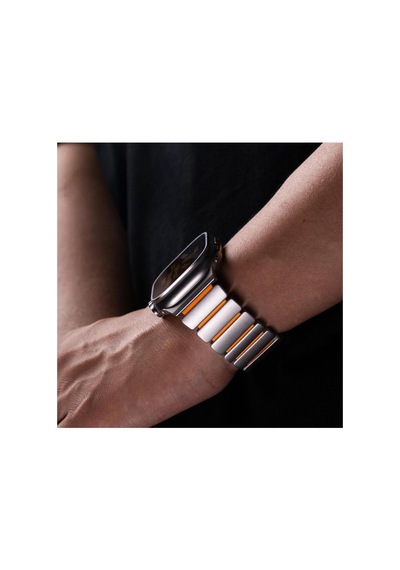 Apple Watch Ultra 2 3 49 Mm İle Uyumlu Titanyum Kordon Silikon İç Yüzey Hafif Premium Kayış Çok Renkli Apple Watch Ultra 2 3 49 Mm İle Uyumlu Titanyum Kordon Silikon İç Yüzey Hafif Premium Kayış Çok Renkli