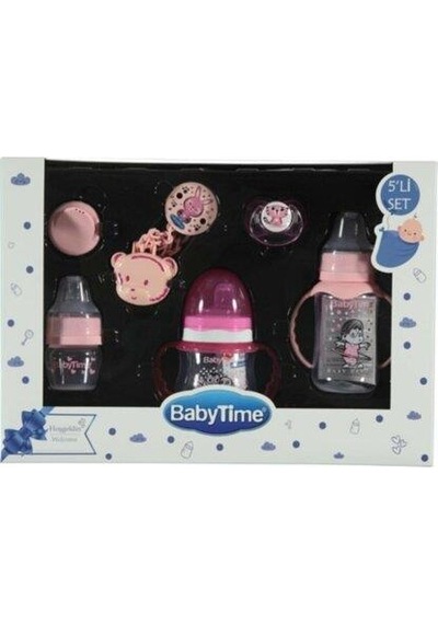 Babytime Beşli Set Pembe