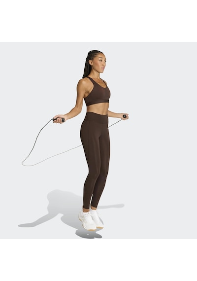 Adidas Optime Essentials Kadın Kahverengi Tayt Jz0824