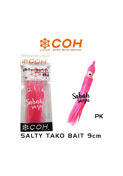 Coh Salty Tako Bait Silikon Ahtapot 9Cm - Pk
