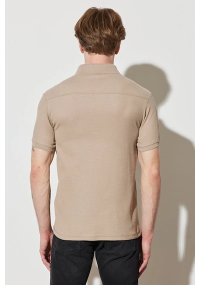 Wrangler Erkek Polo T Shirt W231325614 Vizon