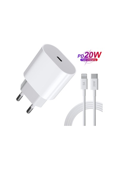 Pro 10.5 Uyumlu Hızlı Şarj Aleti Adaptör 20w Ligtning Şarj Kablosu A1709 - A1701 Uyumlu