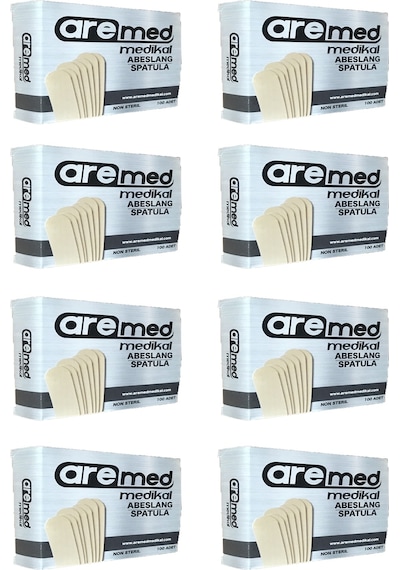Aremed Abeslang Tahta Dil Basacağı 8 x 100'lü