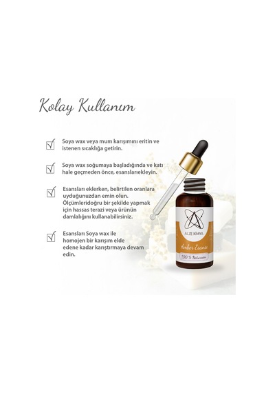 Amber Esansı 10 Ml Mum Esansı