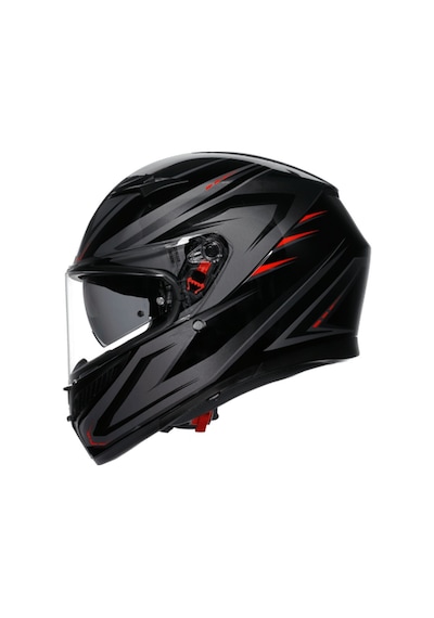Agv K3 Syth Black Red Kapalı Kask Çok Renkli