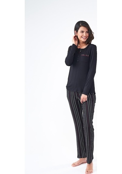 Pjs 22408 Kadın Patlı Pijama Takım