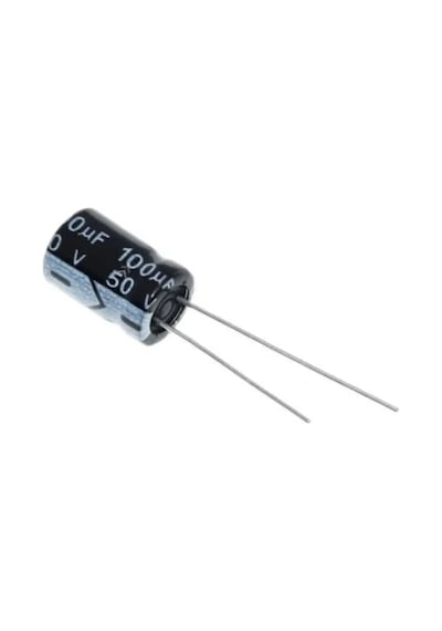 100uf 50v Elektrolitik Kondansatör 8x12mm 105c 10 Adet Pcs