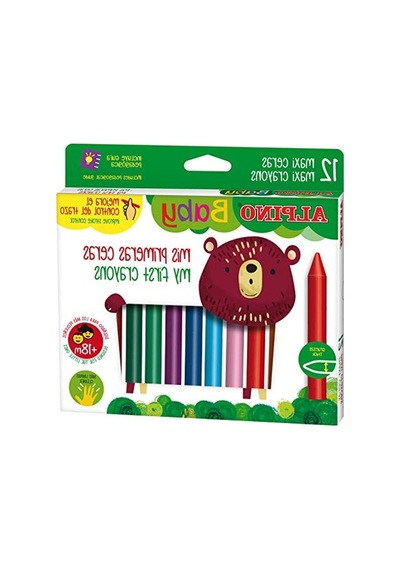 12'li Paket Mum Boya Kalemi - Çocuklar İçin 124-Pembe