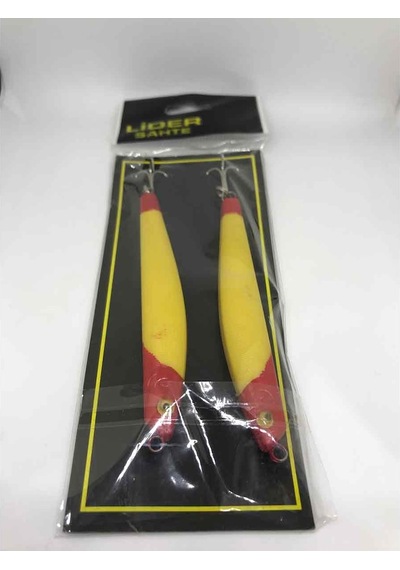 Lider Sahte Balık 10 Cm 18 Gram Set Sarı Kırmızı
