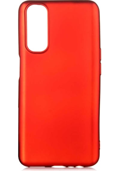 Realme 7 Kılıf Zore Premier Silikon Kapak-Kırmızı