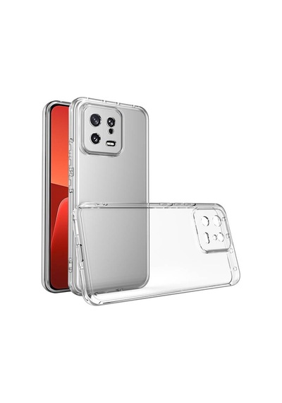 Xiaomi Mi 13 Pro İle Uyumlu Kılıf Şeffaf Kamera Korumalı Esnek Silikon Telefon Kılıfı Kapak