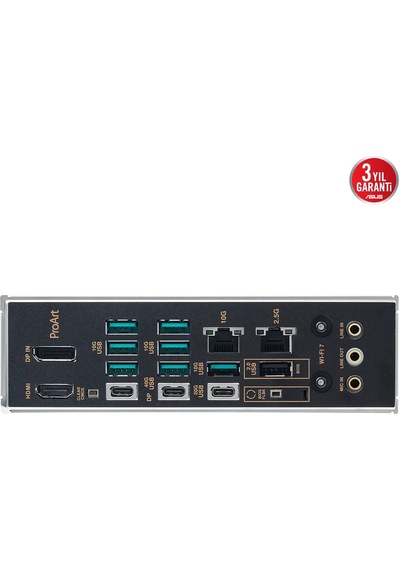 Asus Proart X870e-creator Wıfı, 4xddr5, 4xm.2, Hdmı, Dp, Type-c, Pcıe 5.0, Wi-fi 7, Bluetooth V5.4, Am5 Soket Gamıng Anakart