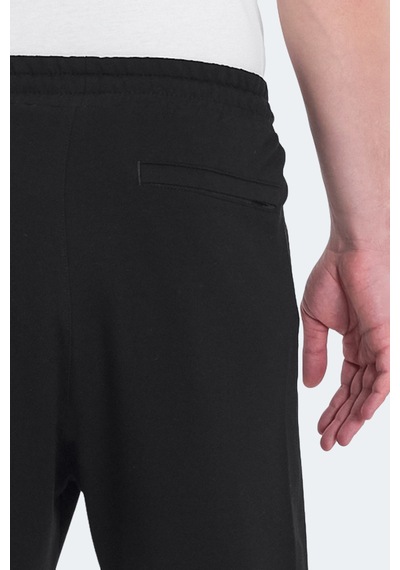 Slazenger Oluften I Erkek Cepli Siyah Eşofman Altı Siyah