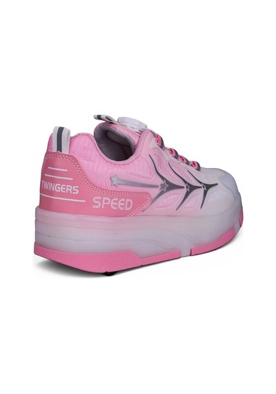 Tuğba Ortopedi 003 Çocuk Işıklı Tekerlekli Sneaker Pembe