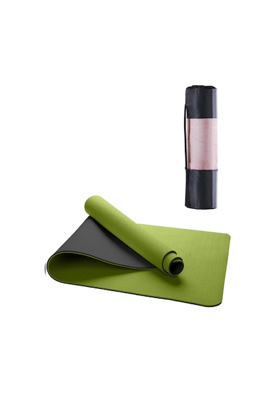 Gymo Ekolojik 6Mm Tpe Yoga Matı Pilates Minderi Yeşil