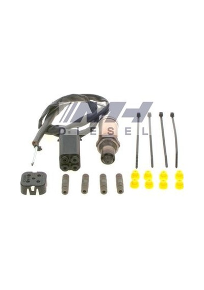 Bosch 0258986504 Universal Lambda Sensörü 3 Kablolu Isıtmalı Oksijen Sensörü
