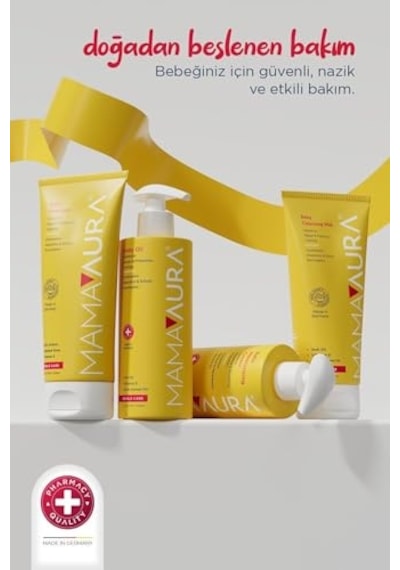 Mamaaura Baby Cleansing Milk, Yenidoğan Ve Hassas Ciltler İçin Nazik Temizleme Sütü, 200 Ml