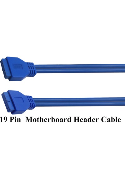 50 Cm Usb 3.0 20 Pin Dişi Dişi Kablo 19 Pin Dişi Dişi Kablo